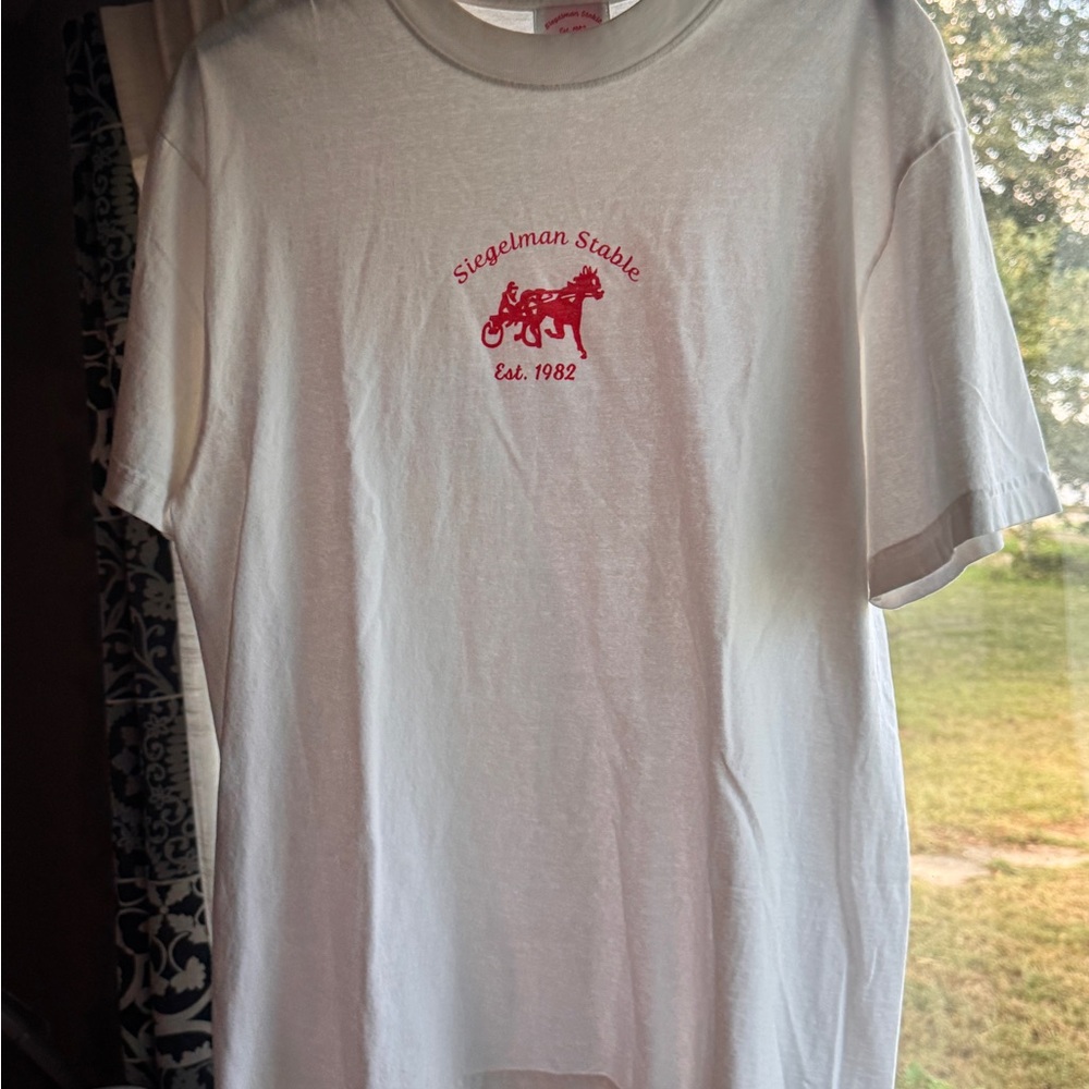 Steelman Stable White Short Sleeve Tee
